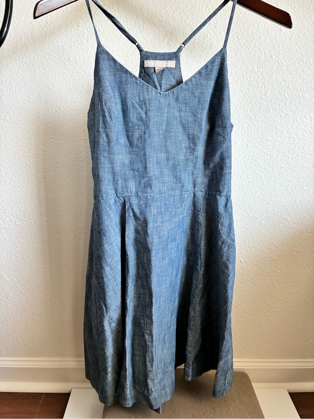 Banana Republic Chambray Blue Dress